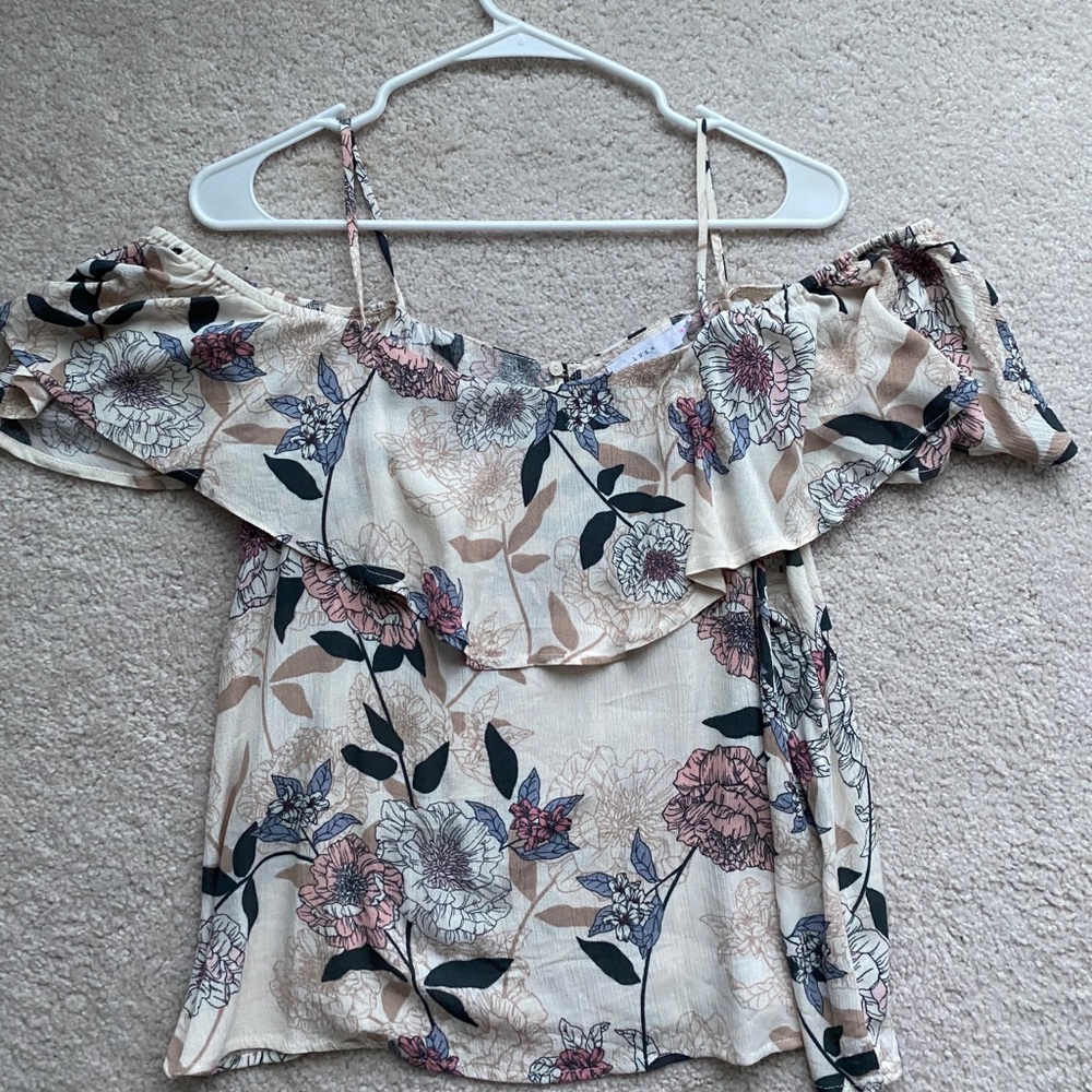 Dry Goods Cold Shoulder Top